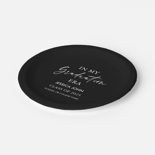 In mijn afstuderen tijdperk grappig Afstuderen Papieren Bordje (Gekanteld)