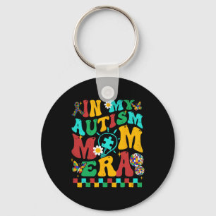 In mijn autisme mama tijdperk Groovy Puzzel Stuk R Sleutelhanger
