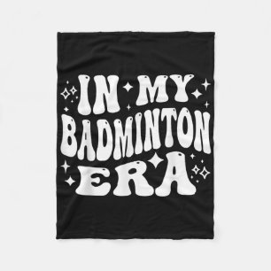 In Mijn Badminton Tijdperk - Grappige Shuttle Fleece Deken