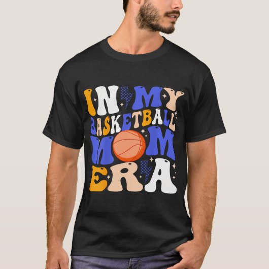 In mijn basketbal mam tijdperk t-shirt (Voorkant)
