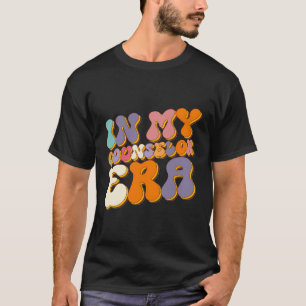 In mijn begeleider tijdperk retro school psycholoo t-shirt