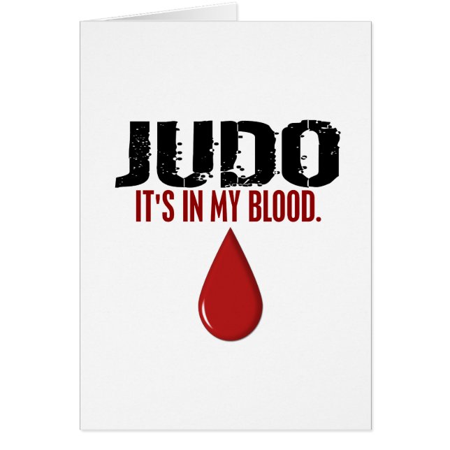 In mijn bloed JUDO (Voorkant)