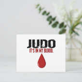 In mijn bloed JUDO Briefkaart (Staand voorkant)