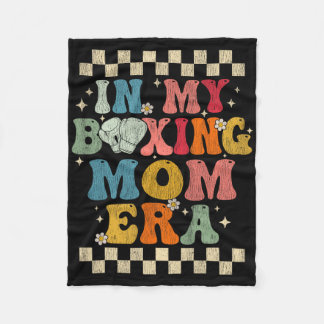 In Mijn Boksen Mama Era Retro Groovy Boksen Gift F Fleece Deken