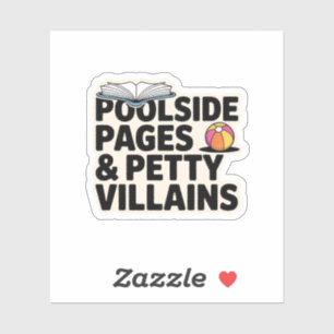 In Mijn Boosaardige Tijdperk Van Zomerlezen Boekli Sticker
