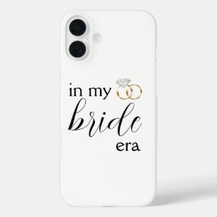 In mijn bruid tijdperk Gold Bling Bachelorette iPhone 16 Plus Hoesje