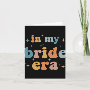 In mijn bruid tijdperk Retro Bachelorette Wedding  Kaart