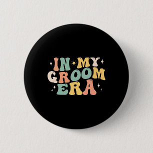 In Mijn Bruidegom Tijdperk Bachelorfeest Verloving Ronde Button 5,7 Cm