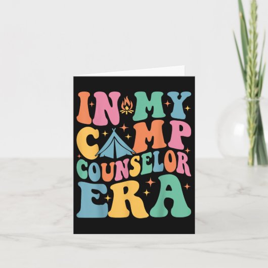 In mijn Camp Counselor tijdperk Groovy Summer Camp Kaart (Voorkant)