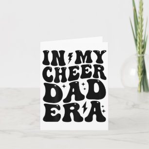In Mijn Cheer Dad Tijdperk Cheerleading Voetbal Ch Kaart