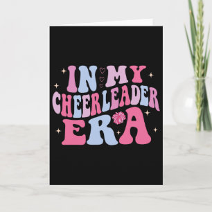In Mijn Cheer Leader Tijdperk Cheerleading Groovy Kaart