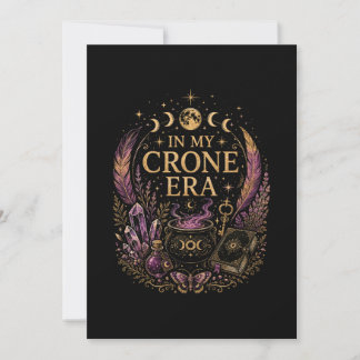 In Mijn Crone-tijdperk Hekserige Gotische Botanisc Kaart