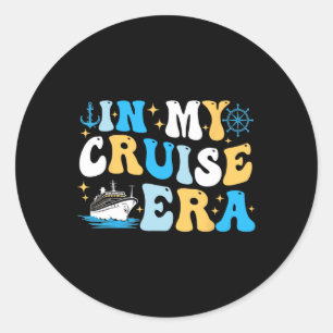 In Mijn Cruise Era Cruise Matching Familie Vakanti Ronde Sticker