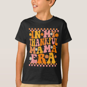 In Mijn Dankbare Mama Tijdperk Fall Pumpkin Groovy T-shirt