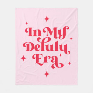 In mijn Delulu-tijdperk Fleece Deken