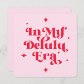 In mijn Delulu-tijdperk Kaart (Voorkant / Achterkant)