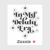 In mijn Delulu-tijdperk Sticker (Vel)