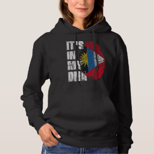 In mijn DNA Antigua en Barbuda vlag Antiguan B Hoodie