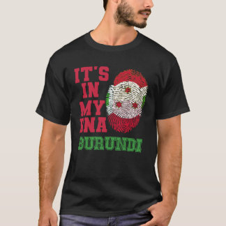 In mijn DNA Burundese vlag Burundi T-shirt