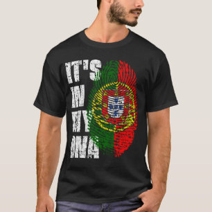 IN MIJN DNA Portugal Flag Boy Girl Gift T-shirt