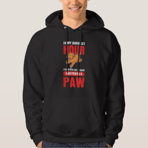 In mijn donkerste uur bereikte ik een hand en vond hoodie