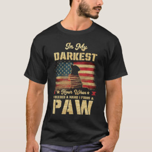 In mijn donkerste uur toen ik een hand nodig had v t-shirt