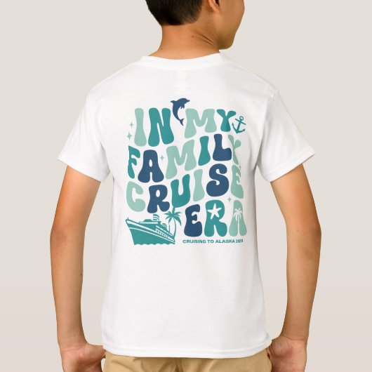 In mijn familie Cruise tijdperk Custom Group Match T-shirt (Achterkant)