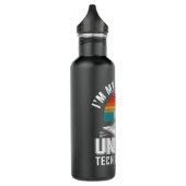 In mijn familie onbetaalde technische ondersteunin waterfles  (Links)