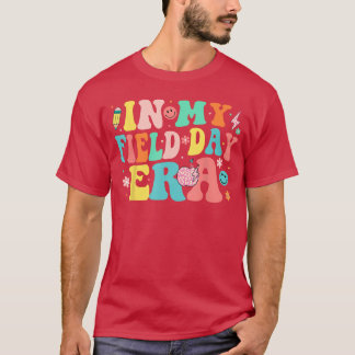 In Mijn Field Day Tijdperk Retro School Leraren Gr T-shirt