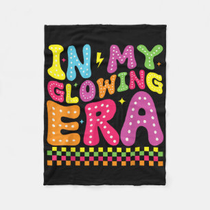 In mijn gloeiende tijdperk Groovy Retro Funny Summ Fleece Deken