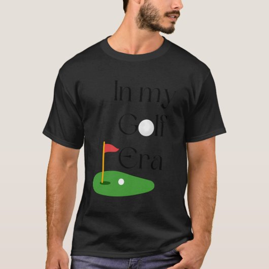 In mijn golftijdperk t-shirt (Voorkant)