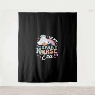 In mijn griezelige verpleegster tijdperk Halloween Wandkleed