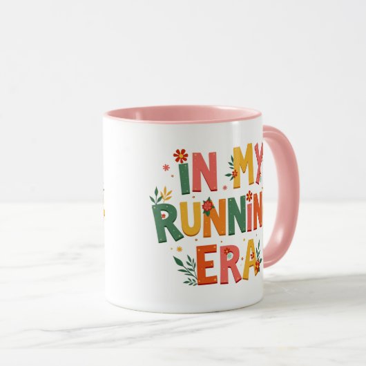 In mijn hardlooptijdperk, grappig hardloopcadeau v mok (Voorkant rechts)
