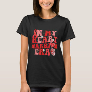 In mijn hart Warrior Era CHD Hartziekte bewustzijn T-shirt