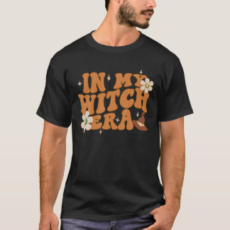 In mijn heks tijdperk Schattige Retro Groovy Witch T-shirt