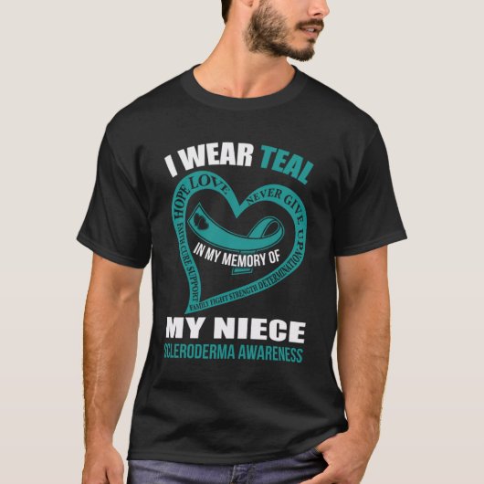 In mijn herinnering aan mijn nichtje SCLERODERMA A T-shirt (Voorkant)