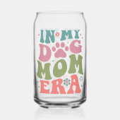 In mijn hondenmama tijdperk blikvorm glas (Voorkant)