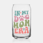 In mijn hondenmama tijdperk blikvorm glas (Achterkant)