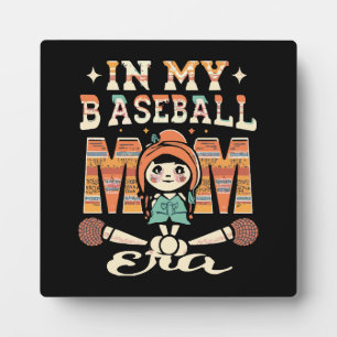 In Mijn Honkbal Moeder Tijdperk Fotoplaat