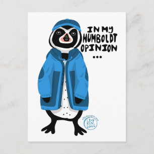 In mijn Humboldt advies... Penguin Feestdagenkaart