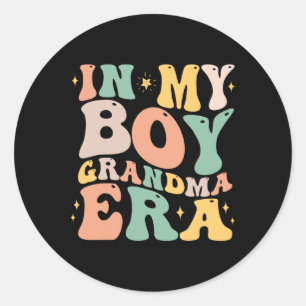 In mijn jongen oma tijdperk grappige oma geschenke ronde sticker