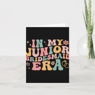 In mijn junior bruidsmeisje tijdperk Groovy bruid  Kaart