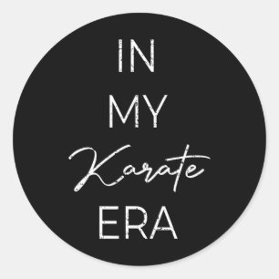 In mijn karate tijdperk 1 ronde sticker