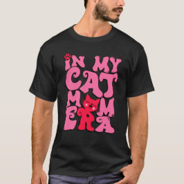 In mijn kat mam tijdperk Schattige kat mam T-shirt
