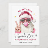 In mijn kerstperiode is het een trendy kerst feestdagenkaart (Voorkant / Achterkant)