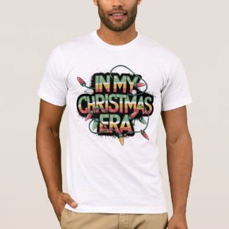 IN MIJN KERSTPERIODE - Schattige feestelijk vakant T-shirt