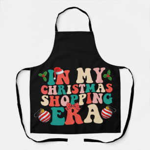 In Mijn Kerstwinkel Tijdperk Groovy Vakantie Schort