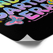 in mijn kleutertijd groovy terug naar school lesge poster (Hoek)