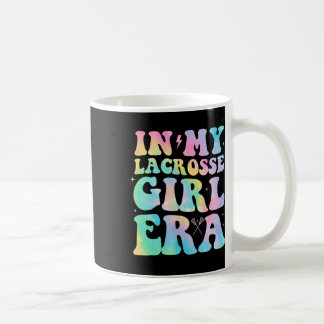 In mijn lacrosse meisje tijdperk groovy retro grap koffiemok