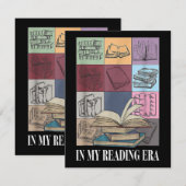 In mijn leestijdperk boekenliefhebber informatiekaartje (Voorkant / Achterkant)